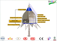 3.5kg sistema del pararrayos del peso neto ESE, sistema durable de la protección contra la luz