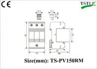 150v / amortiguador de onda industrial 600v/750v/1000v para el picovoltio fotovoltaico/solar