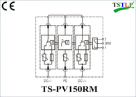 150v / amortiguador de onda industrial 600v/750v/1000v para el picovoltio fotovoltaico/solar