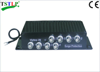 Protector de sobretensiones de Bnc de 8 puertos, protector de sobretensiones de la red de la transmisión de señal video
